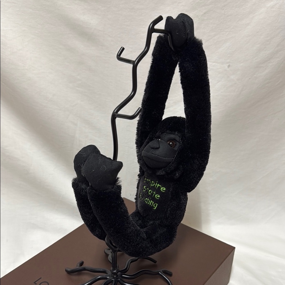 New York Empire state building Black Plush Monkey Gorilla plush